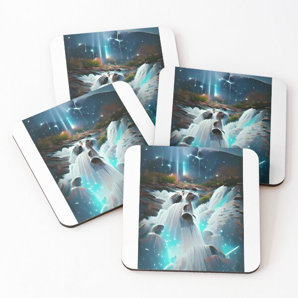 Item preview, AI Generated Art, Waterfall made of Stars  designed and sold by ACC .