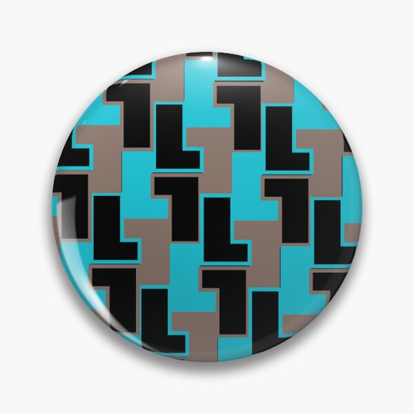 Artikelvorschau, Allover-Design oder Muster – lebendiges Cyan, Hellbraun, Schwarz und Weiß entworfen und verkauft von DerickQuince.