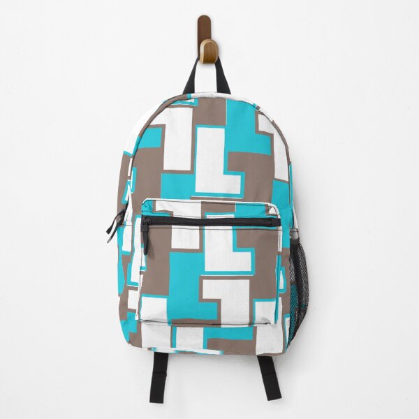 Item preview, All Over Design or Pattern - Vivid cyan, Light Brown, Black & White designed and sold by DerickQuince.