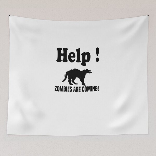 Item preview, help! zombies are coming designed and sold by Bakr1991.