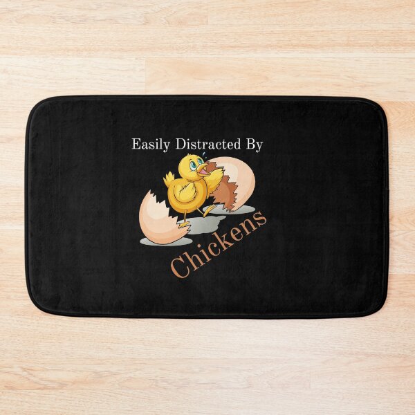 Item preview, Easily Distracted By Chickens, funny chicken t-shirt designed and sold by MEDELSHOP.