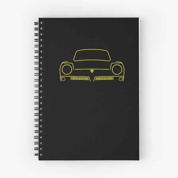Item preview, Reliant Regal 1970s classic car yellow outline graphic  designed and sold by soitwouldseem.