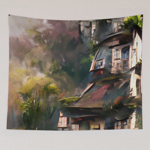 Item preview, house,nature,art,beaty,landscape,picture designed and sold by PrintArtBank.