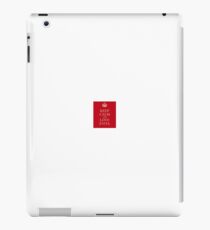 Bleib ruhig und liebe Evita iPad-Hülle & Klebefolie