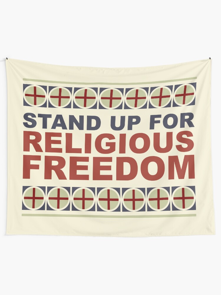 Alternate view of Stand Up For Religious Freedom Tapestry