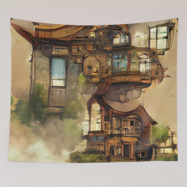 Item preview, house,nature,art,beaty,landscape,picture designed and sold by PrintArtBank.