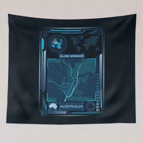 Item preview, Alice Springs Map Australia designed and sold by hatimelhag.