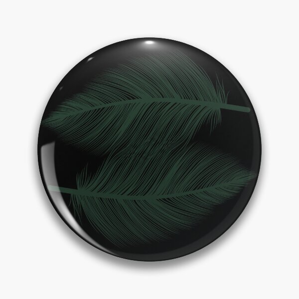 Item preview, Green Lilac Hand Drawn Feather  designed and sold by wintklc.