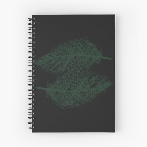 Item preview, Green Lilac Hand Drawn Feather  designed and sold by wintklc.