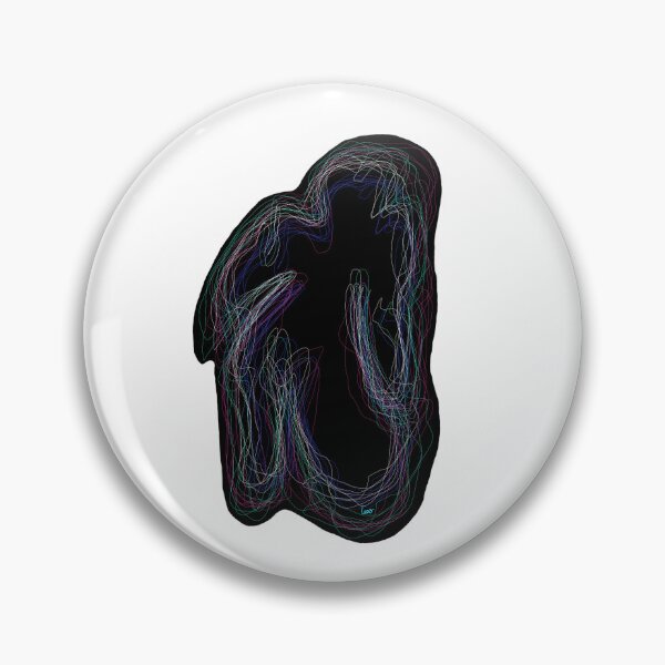 Item preview, Black neon silhouette (patterns, white background) designed and sold by MentaLee.