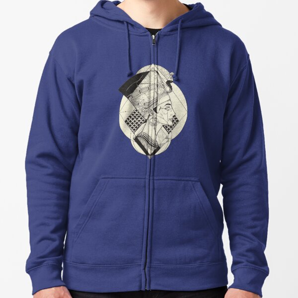 Nefertiti. Zipped Hoodie
