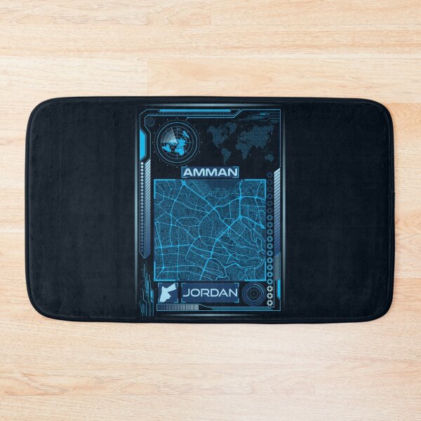 Item preview, Amman Map Jordan designed and sold by hatimelhag.