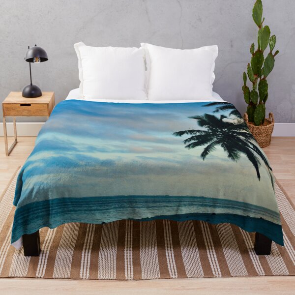 Item preview, Playa tropical en la hora azul designed and sold by Madeleine Deaton.