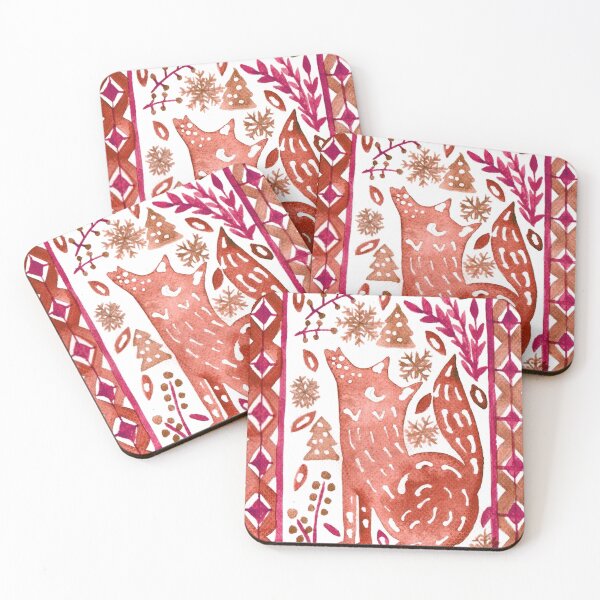 Item preview, Woodland Wolf - Red Palette  designed and sold by Niina  Niskanen.