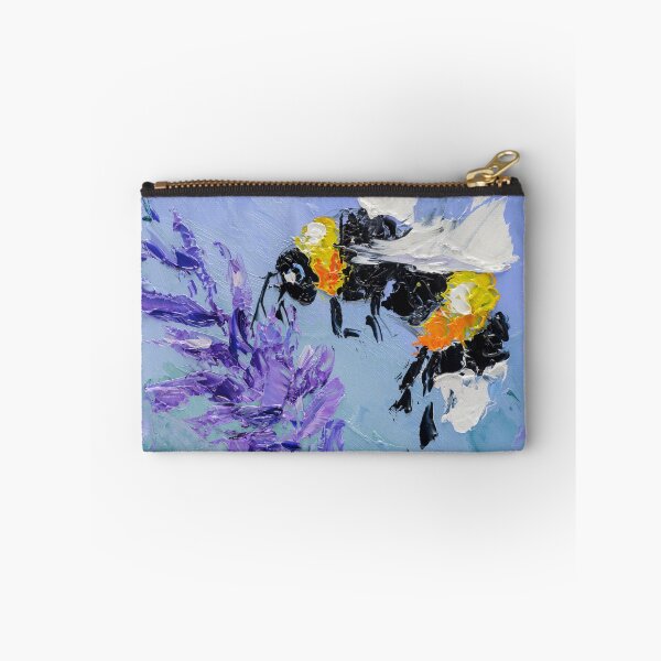 Item preview, Bumblebee And Lavender Oil Painting Print designed and sold by NatalyMak.