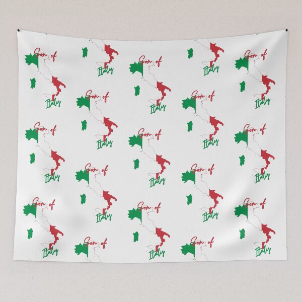 Item preview, Son of Italy Map Flag designed and sold by NovawayDirect.