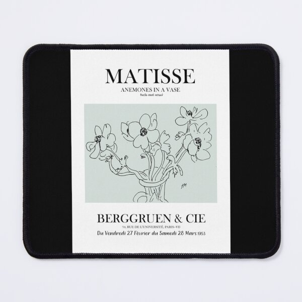 Item preview, MATISSE ANEMONES IN A VASE II designed and sold by InkBerryMoon.