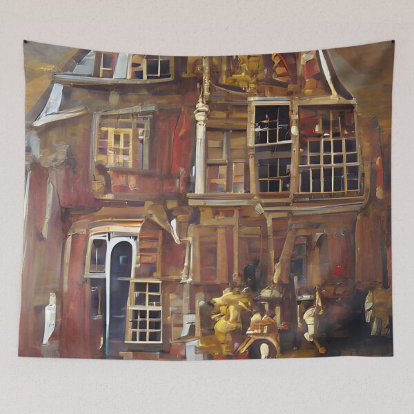 Item preview, house,nature,art,beaty,landscape,picture designed and sold by PrintArtBank.