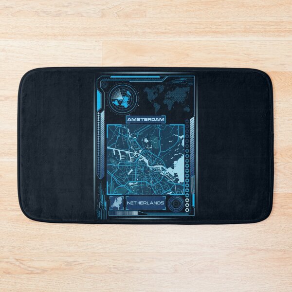 Item preview, Amsterdam Map Netherlands designed and sold by hatimelhag.