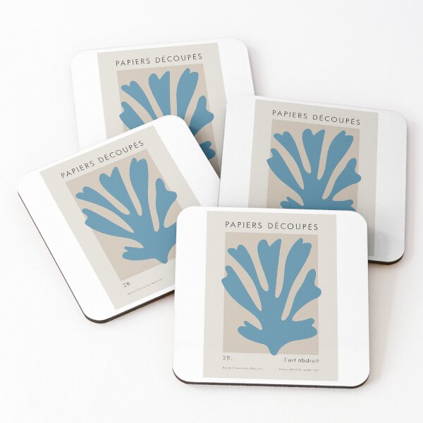 Item preview, Matisse Cutout Blue Active        designed and sold by InkBerryMoon.