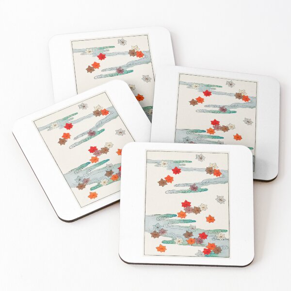 Item preview, Autumn and water illustration from Bijutsu Sekai (1893-1896) by Watanabe Seitei (Classic Japanese Vintage Illustration Pattern) designed and sold by POSTERAMALA.