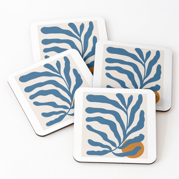 Item preview, Matisse Jazz Exhibition  Papier Decoupes Cut Outs Blue Sleeveless Top   designed and sold by InkBerryMoon.