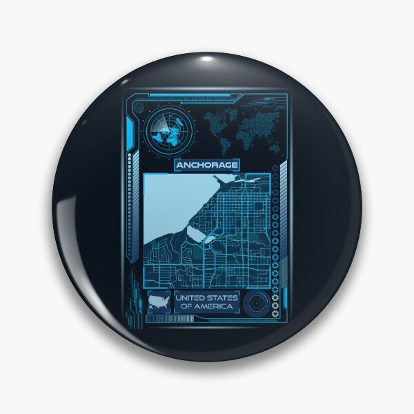 Item preview, Anchorage Map USA designed and sold by hatimelhag.