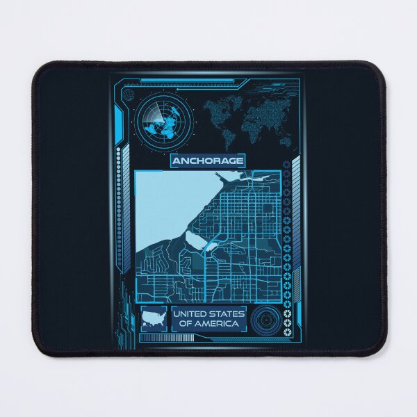 Item preview, Anchorage Map USA designed and sold by hatimelhag.