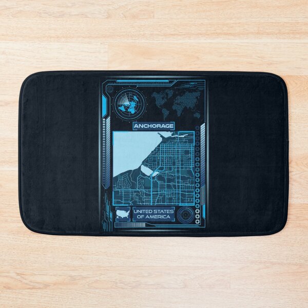 Item preview, Anchorage Map USA designed and sold by hatimelhag.