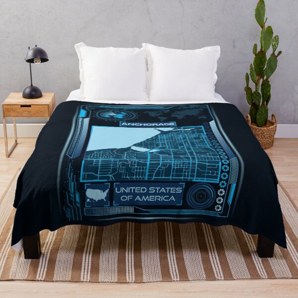 Item preview, Anchorage Map USA designed and sold by hatimelhag.