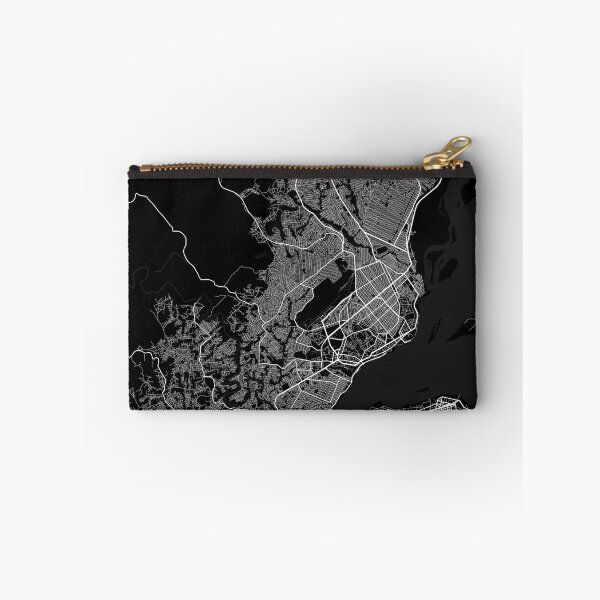 Item preview, Brazzaville City Map of Republic of the Congo - Full Moon designed and sold by deMAP.