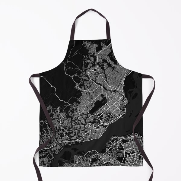 Item preview, Brazzaville City Map of Republic of the Congo - Full Moon designed and sold by deMAP.