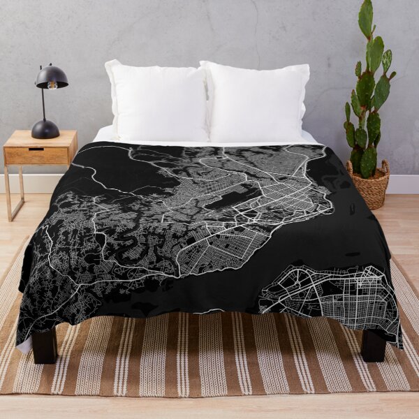 Item preview, Brazzaville City Map of Republic of the Congo - Full Moon designed and sold by deMAP.
