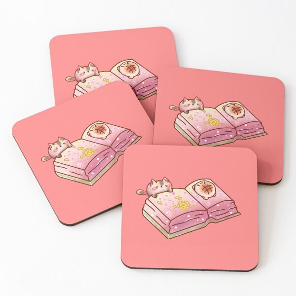 Item preview, Cat and Bread climbing magical book designed and sold by TheRealBonk.