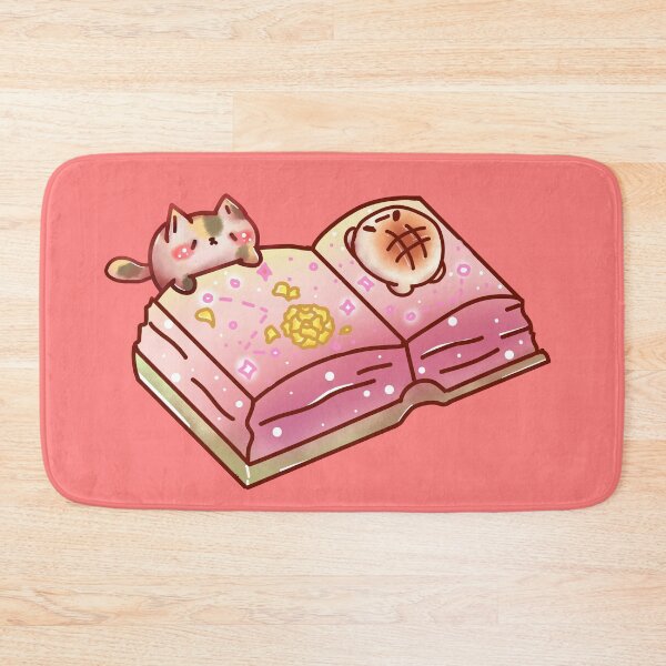 Item preview, Cat and Bread climbing magical book designed and sold by TheRealBonk.