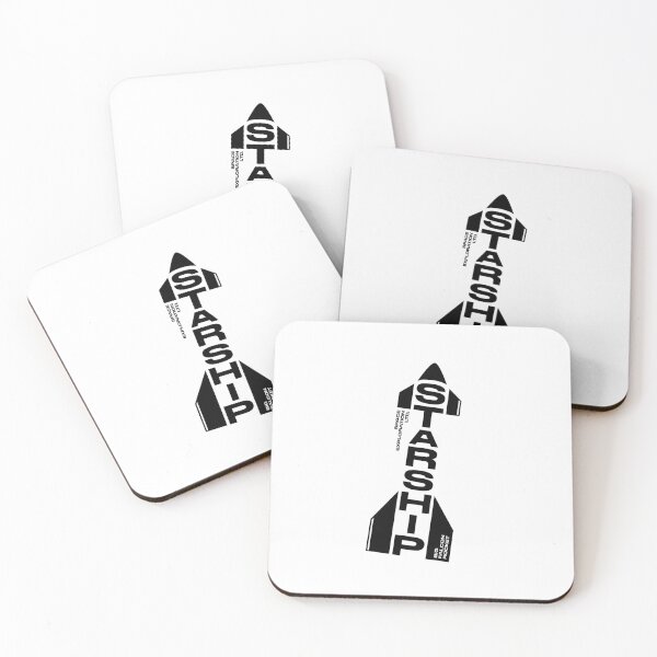 Item preview, Starship Space Explorations Stencil Text Art - Black on White designed and sold by circumbinary.