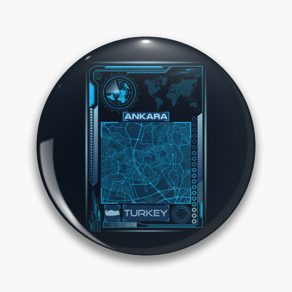 Item preview, Ankara Map Turkey designed and sold by hatimelhag.
