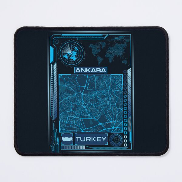 Item preview, Ankara Map Turkey designed and sold by hatimelhag.