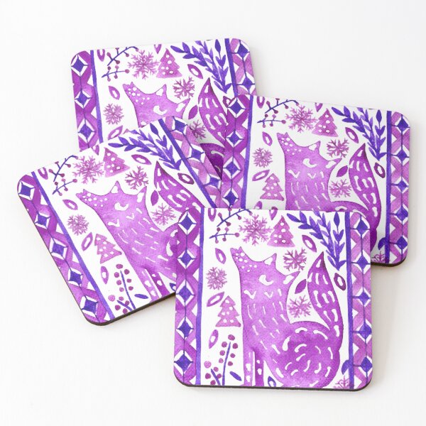Item preview,  Woodland Wolf - Purple Palette  designed and sold by Niina  Niskanen.