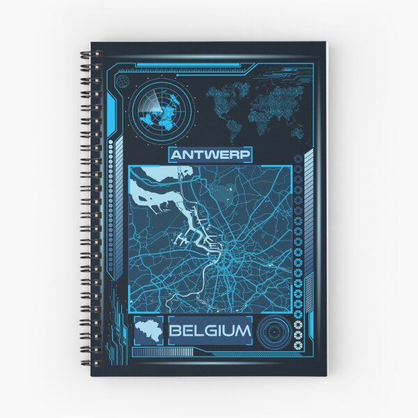 Item preview, Antwerp Map Belgium designed and sold by hatimelhag.