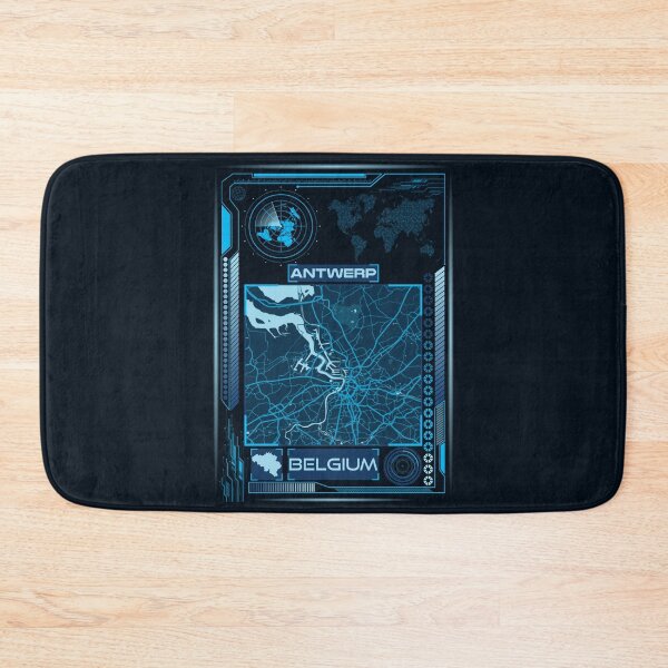 Item preview, Antwerp Map Belgium designed and sold by hatimelhag.