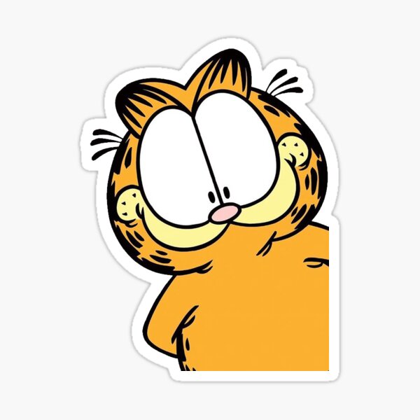  garfield cat Sticker