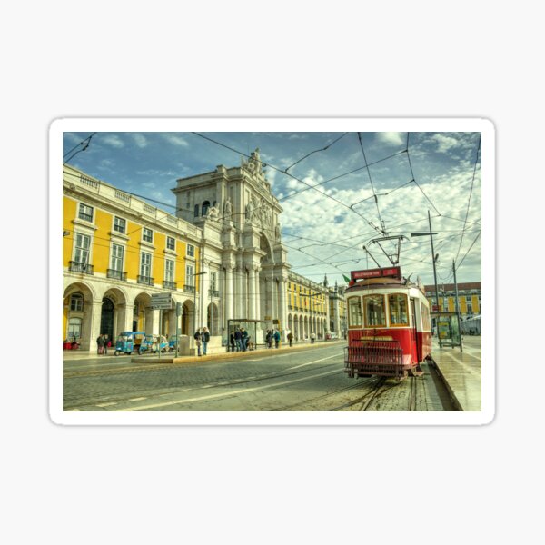Aperçu de l'œuvre Tramway de Lisbonne créée et vendue par hawkie.