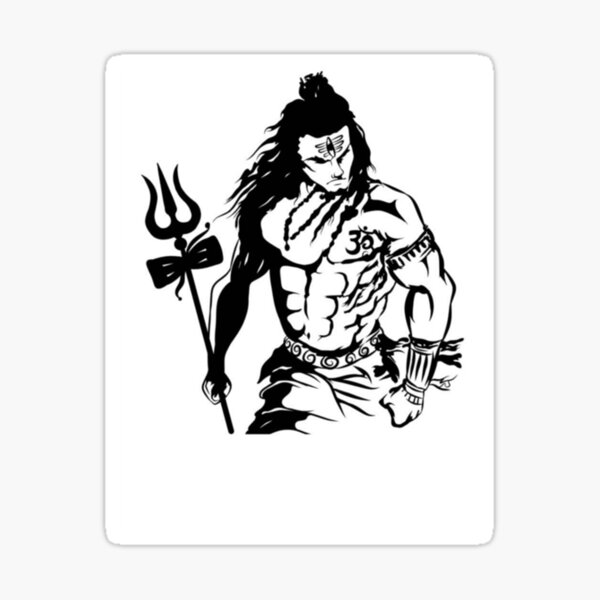 "mahakal " Sticker for Sale by symbolikas Redbubble