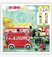 Happy London Sticker