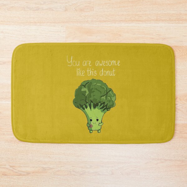 Item preview, You Are Awesome Like This Donut Cute Little Broccoli designed and sold by BigFatMistake.