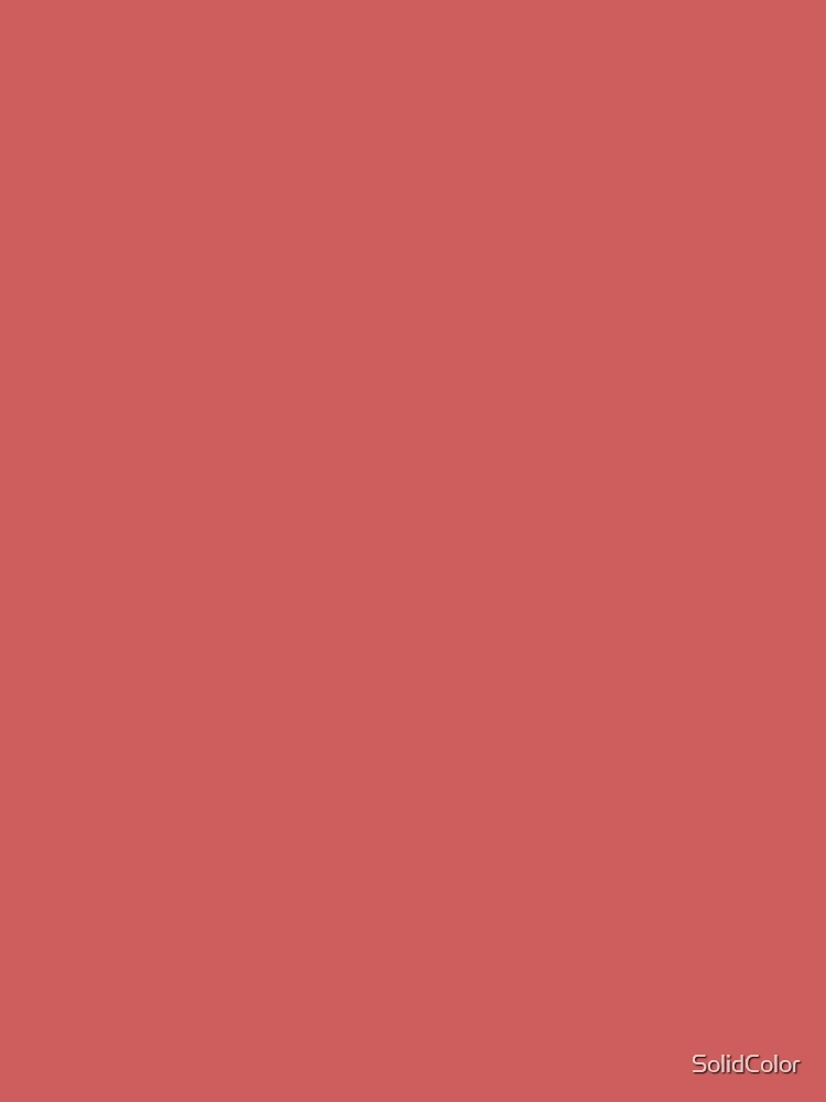 Aperçu 5 sur 5. Robe trapèze avec l'œuvre Indian Red Plain color  créée et vendue par SolidColor.