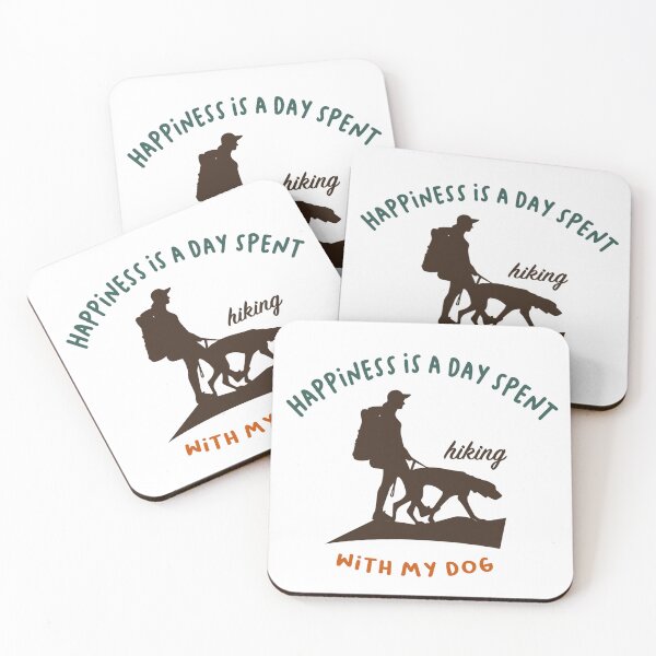Item preview, happiness is a day spent hiking with my dog designed and sold by yourfav shop.