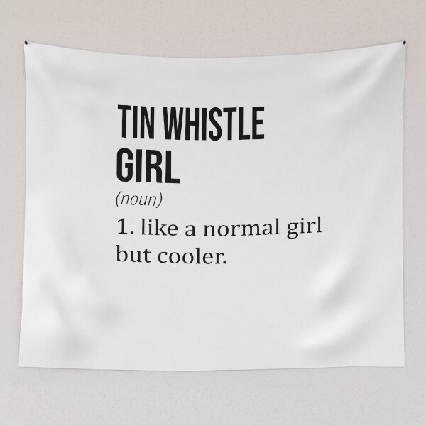 Item preview, TIN WHISTLE Girl Like A Normal Girl But Cooler - TIN WHISTLE Lover designed and sold by YukiShop.
