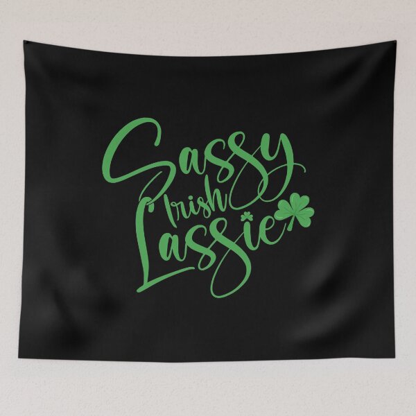 Item preview, Sassy Irish Lassie Funny St. Patrick's Day, st patricks day designed and sold by plussorn.